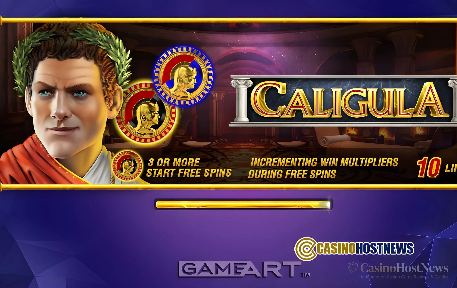 Caligula Slot Review – GameArt