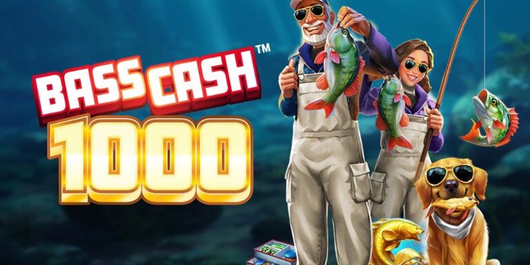 Bass Cash 1000 slot official game art by Alchemy Gaming