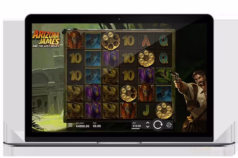 Arizona James and The Lost Relics gameplay still. Image courtesy of Hacksaw Gaming.