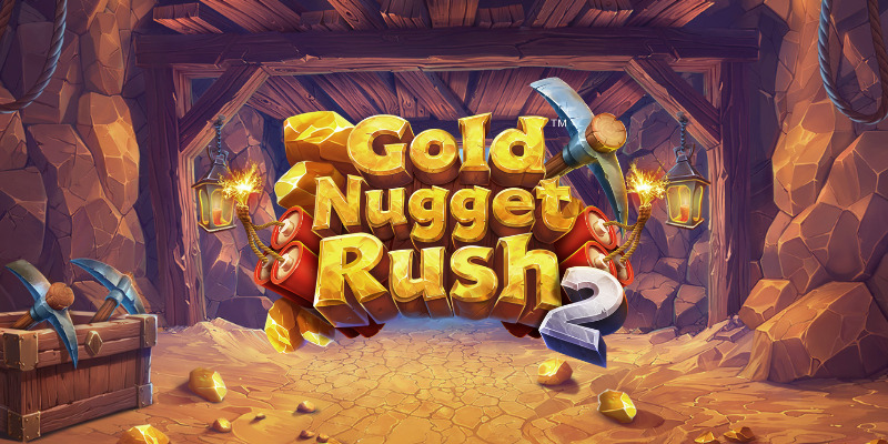 Gold Nugget Rush 2 slot official key art by Betsoft