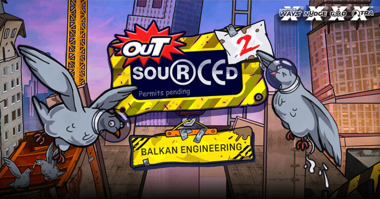 Outsourced 2 - Balkan Engineering slot official game artwork by Nolimit City