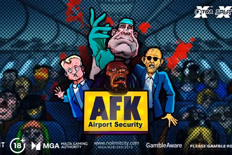 AFK Airport Security gameplay still. Image courtesy of Nolimit City.