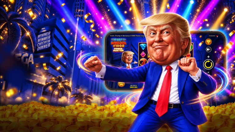 Trump It Bonanza X1000 slot official game artwork by Fugaso