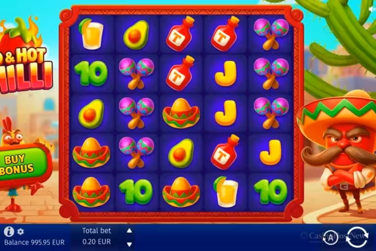 Red and Hot Chilli gameplay still. Image courtesy of Bgaming.