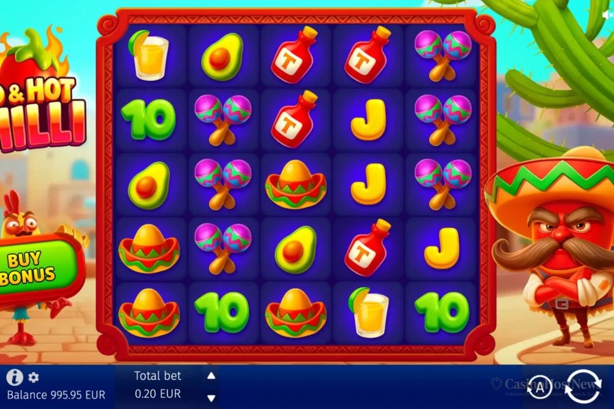 Red and Hot Chilli gameplay still. Image courtesy of Bgaming.