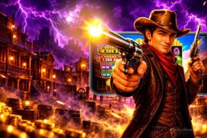 Outlaw Gold X-UNLOCK gameplay still. Image courtesy of Fugaso.