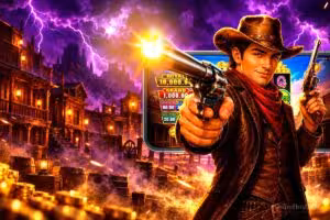 Outlaw Gold X-UNLOCK gameplay still. Image courtesy of Fugaso.