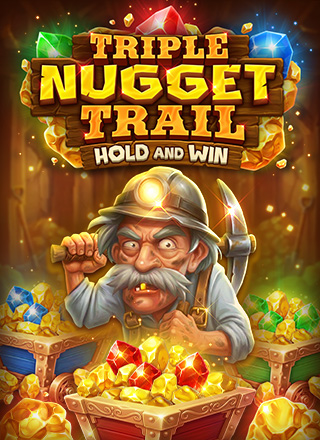 Triple Nugget Trail Hold and Win slot official game art by Kalamba Games